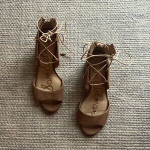 Strappy Sam Edelman block heeled sandals